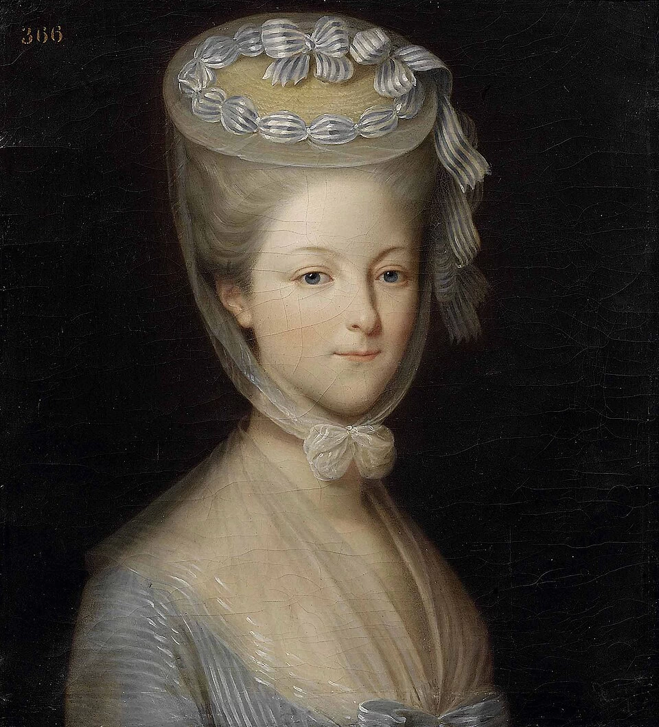 Ritratto della principessa Marie - Thérèse, Louise di Savoia, Carignan, principessa di Lamballe, attribuito